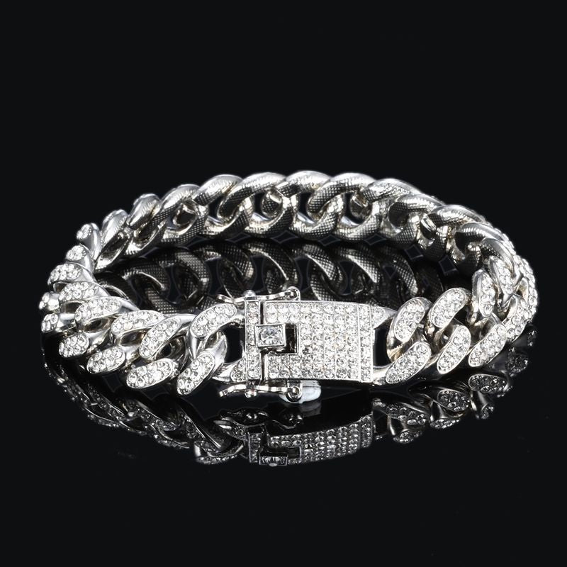 Men's Cuban Style Bracelet - Minimalist Summer Design