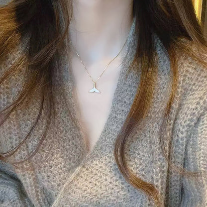 Salted Fish Mermaid Tail Minimalist Choker Necklace