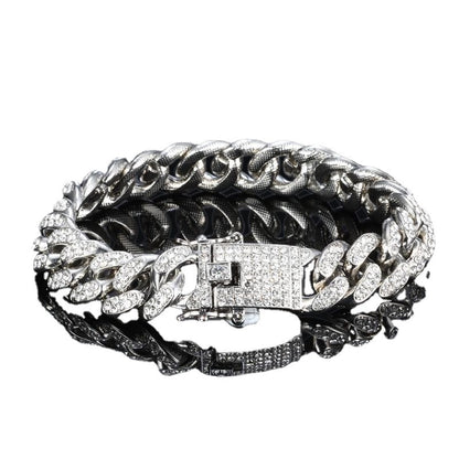 Men's Cuban Style Bracelet - Minimalist Summer Design