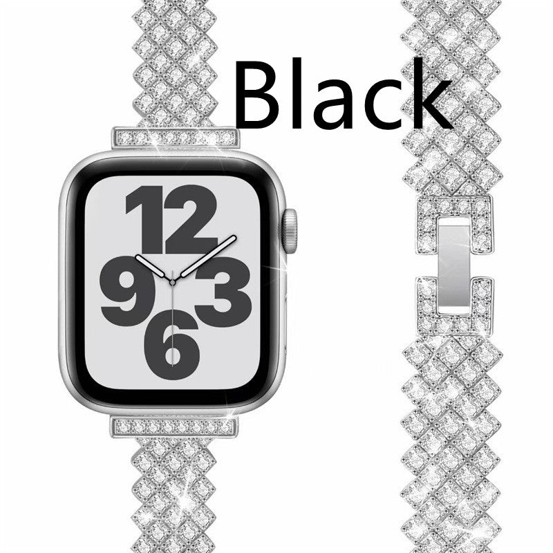 Metal Rhinestone Diamond Watch Strap