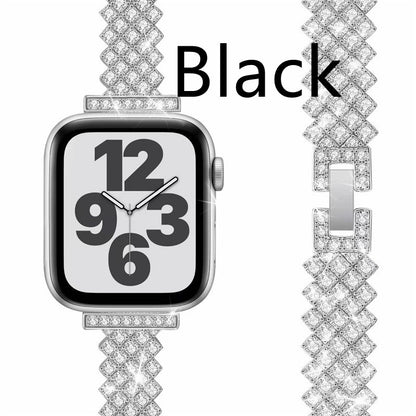 Metal Rhinestone Diamond Watch Strap