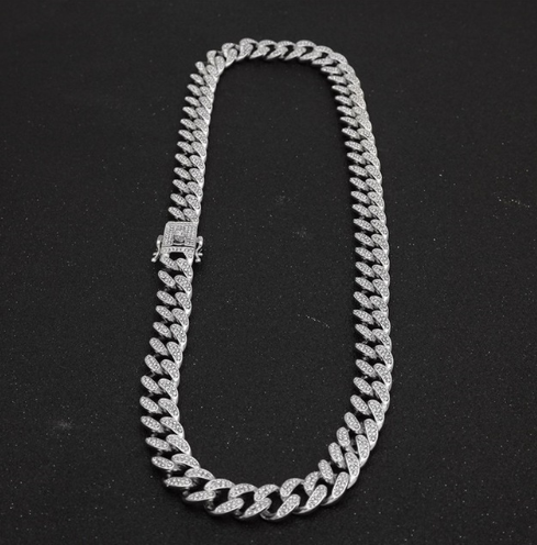 Hip Hop Cuban Chain for Men with Full Diamonds