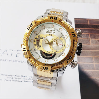 2019 Invicta Men's Quartz Watch with Steel Band