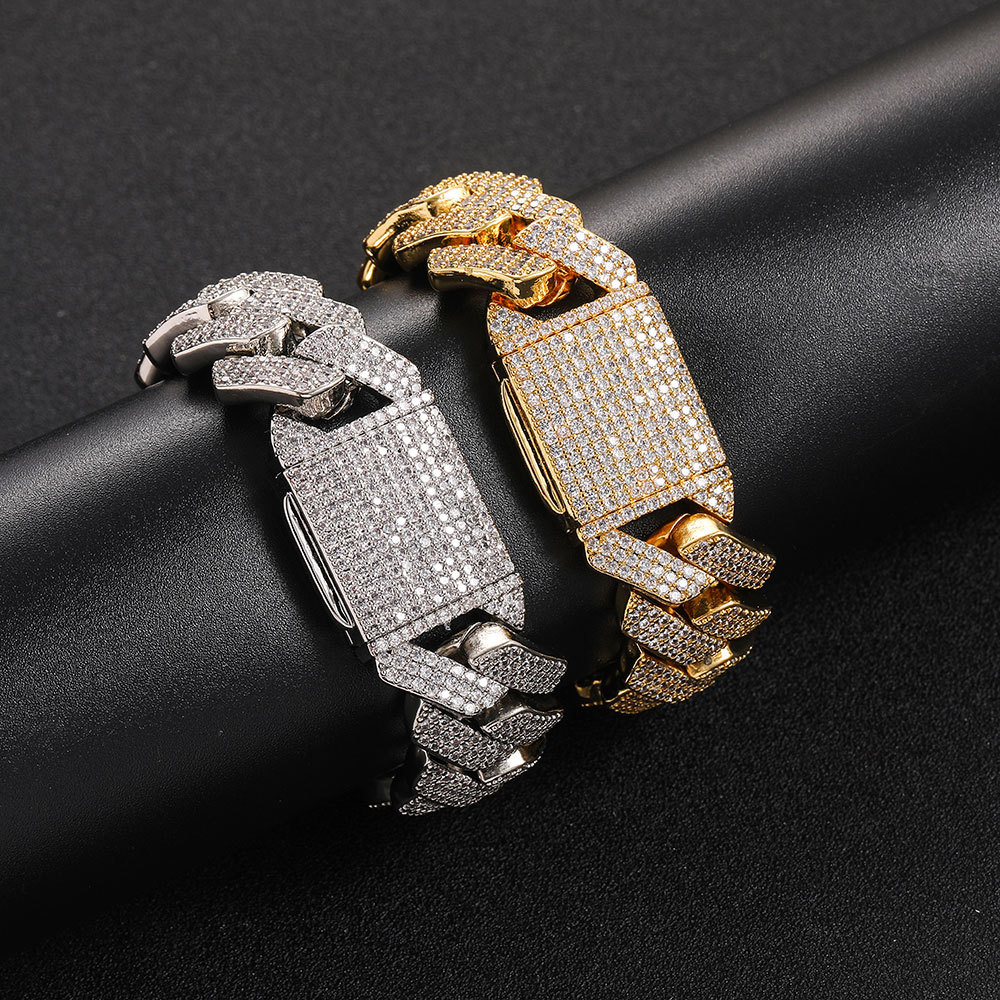 Men's 3-Row Flip Buckle Bracelet
