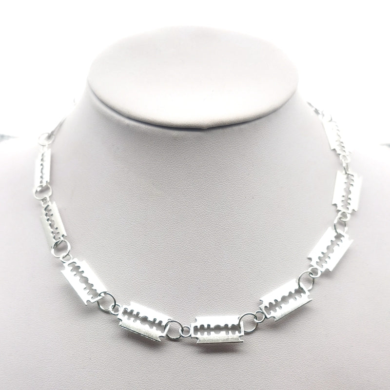 Unisex Hip Hop Fashion Alloy Blade Necklace for Parties