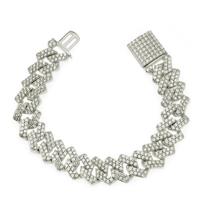 Miami Cuban Link Bracelet - Men's Rock Hip Hop Jewelry