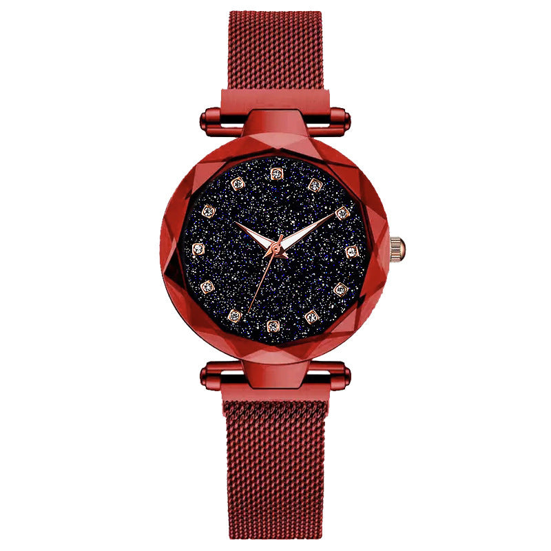 Wholesale Starry Sky Night Glow Quartz Watch for Women