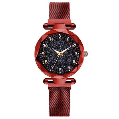 Wholesale Starry Sky Night Glow Quartz Watch for Women