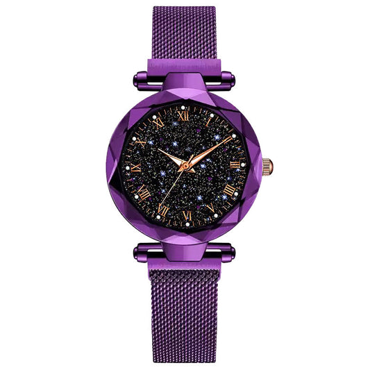 Wholesale Starry Sky Night Glow Quartz Watch for Women