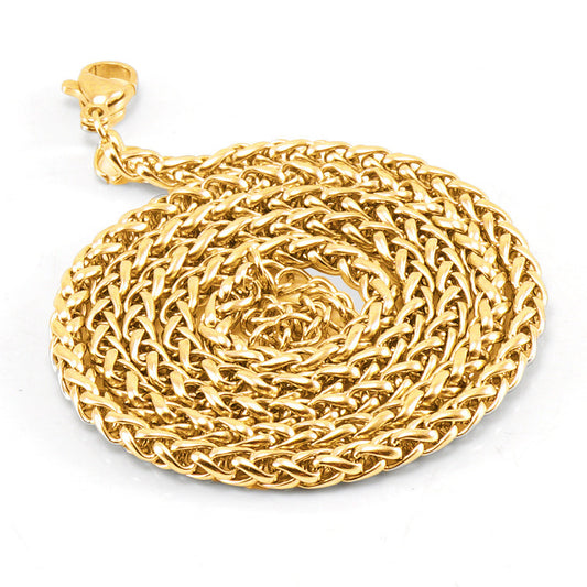 Cross-Border Stainless Steel Hip Hop Chain Necklace