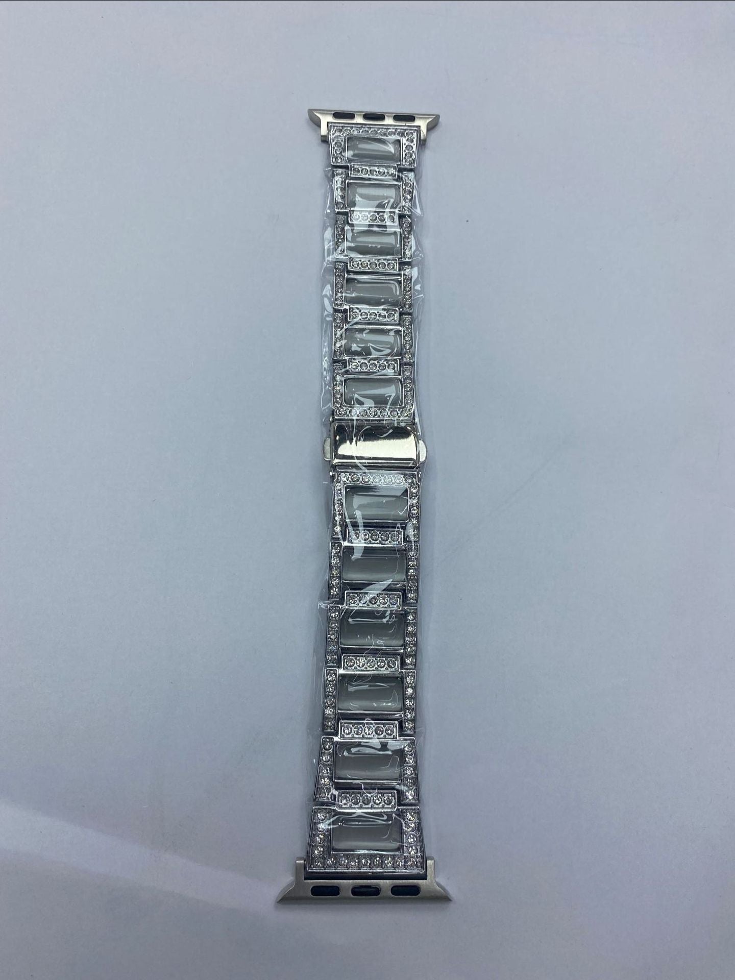 Opal Three Beads Diamond-Studded Stainless Steel Watch
