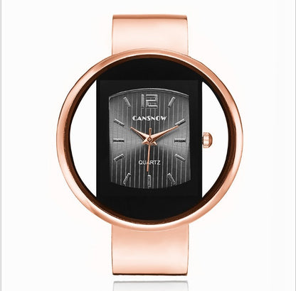 Fashionable Women's Steel Band Quartz Watch Bracelet