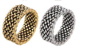 Cuban Ring 2 with Microsoft Diamond Hip Hop Design