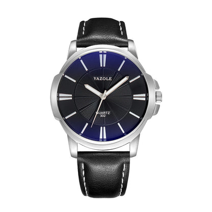 Men's Waterproof Quartz Watch with Luminous Feature