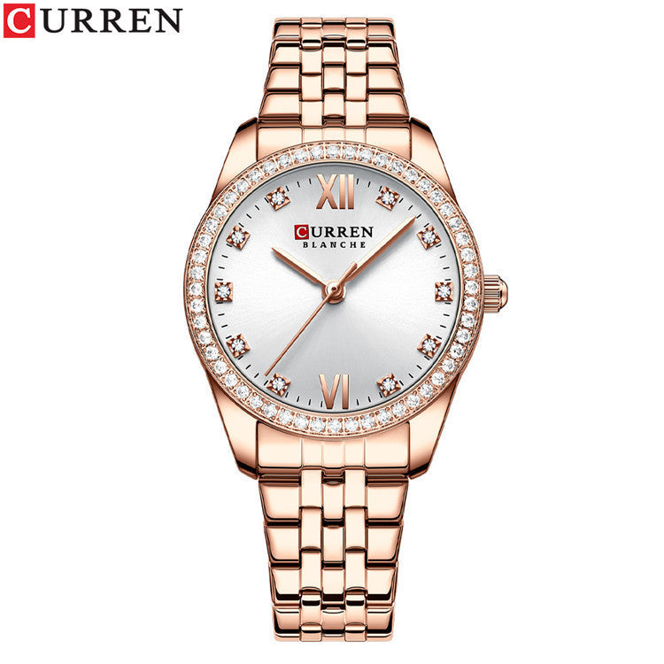CURREN 9086 Women's Stylish Waterproof Quartz Watch