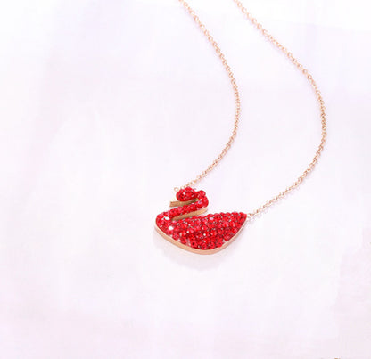 Rose Gold Four Leaf Clover Necklace for Women