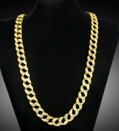 Hip Hop Cuban Chain for Men with Full Diamonds