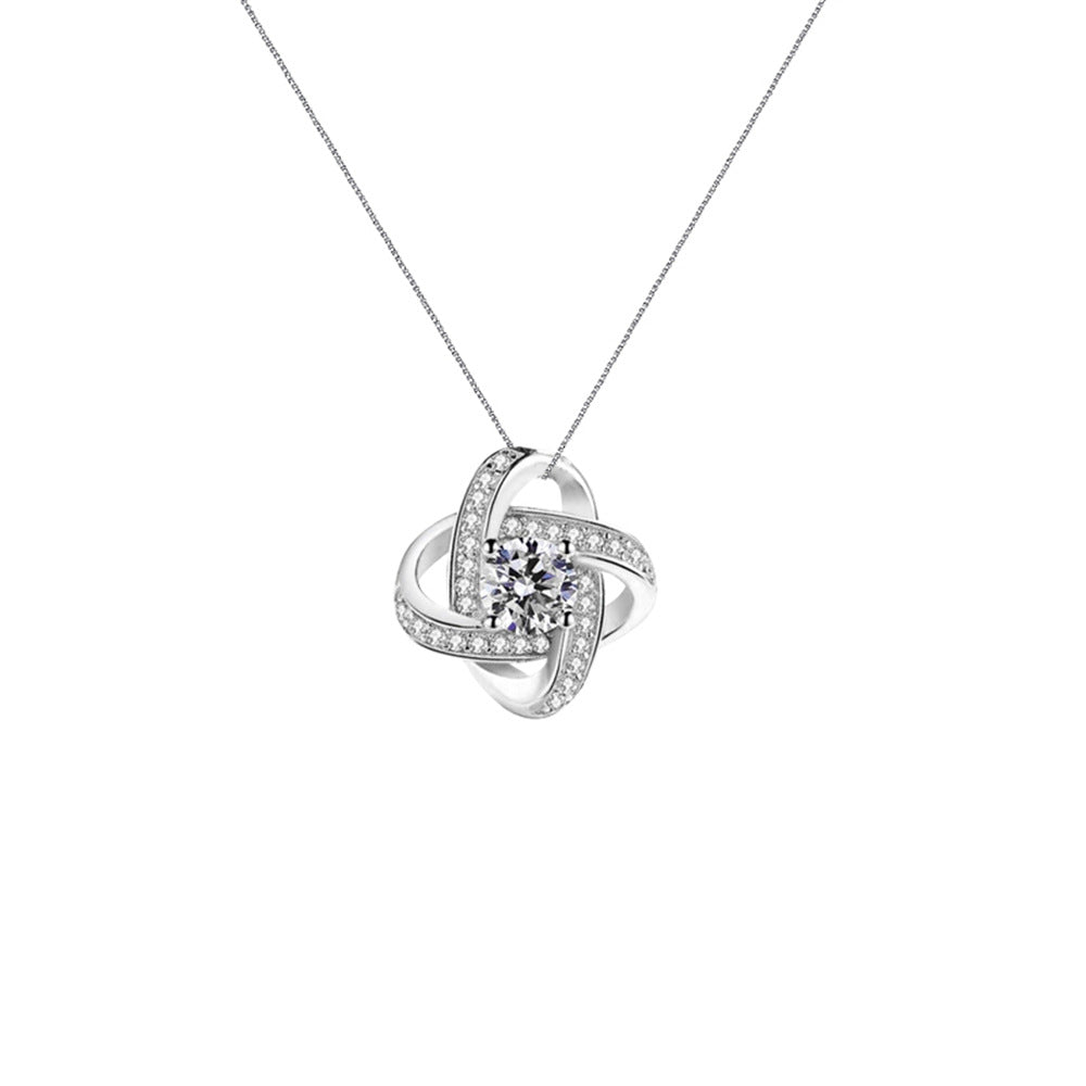 Fashionable Minimalist Four-Leaf Clover Necklace for Women