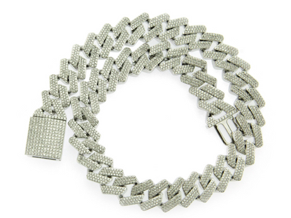 Cuban Zircon Necklace for Men - Hip Hop Style