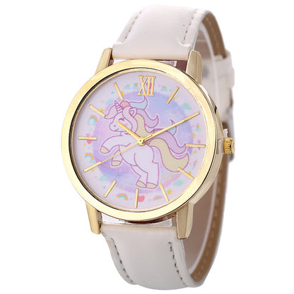 Fashionable Women's Casual Unicorn Quartz Watch