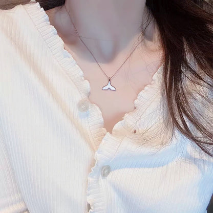 Salted Fish Mermaid Tail Minimalist Choker Necklace
