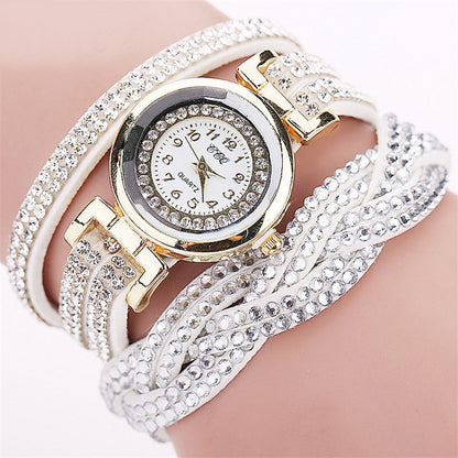 Trendy Twisted Women's Bracelet with Quartz Watch