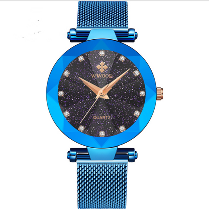 Waterproof Quartz Watch with Mesh Band