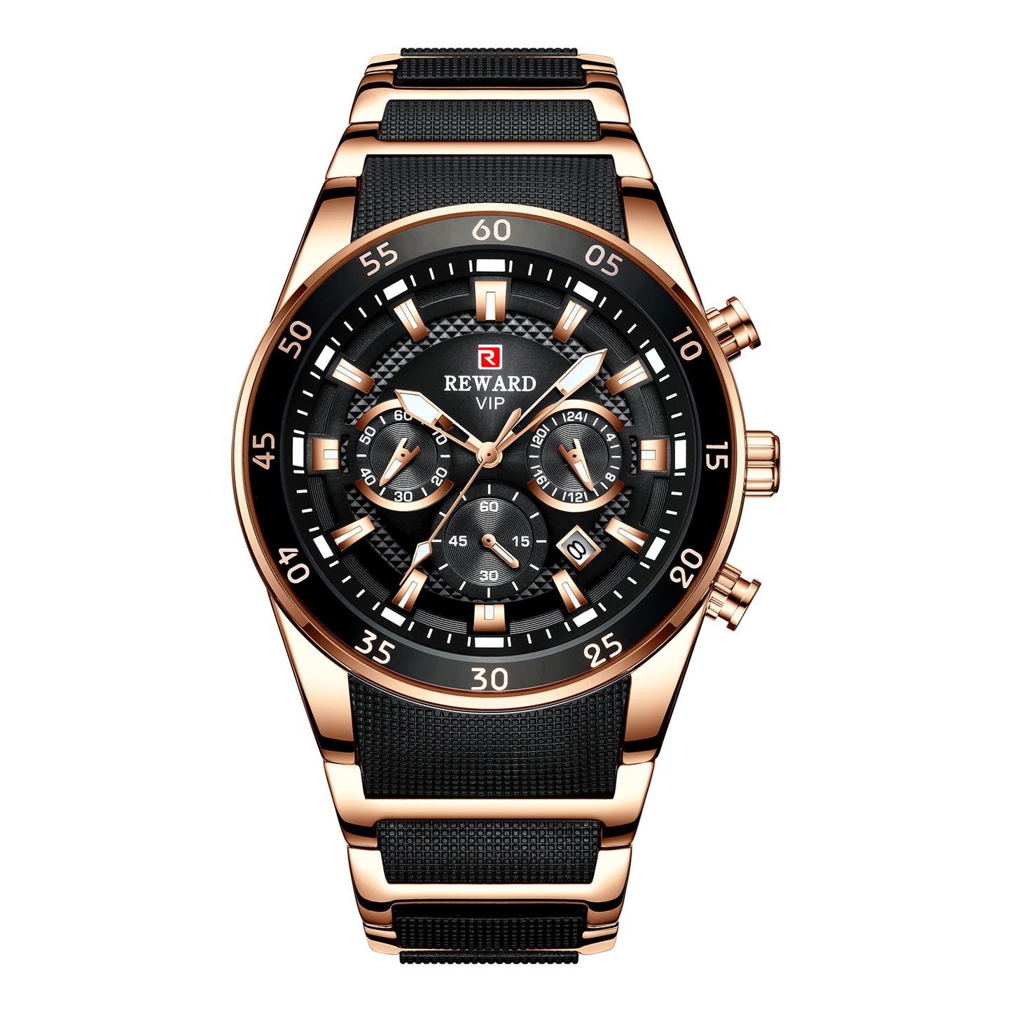Luminous Waterproof Steel Men's Sports Watch