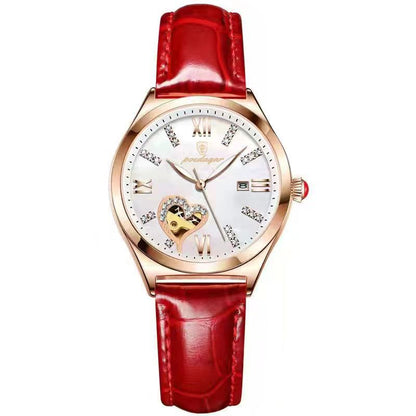 Swiss Certified Diamond Studded Waterproof Women's Watch