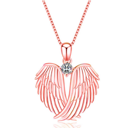 Angel Wing Necklace in 925 Silver for Women