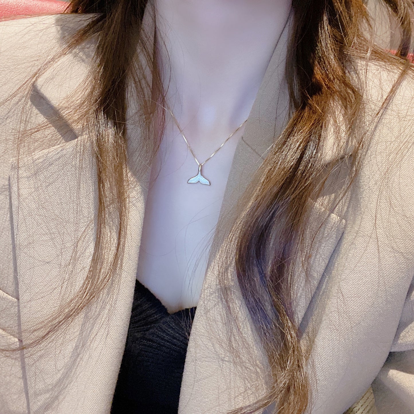 Salted Fish Mermaid Tail Minimalist Choker Necklace