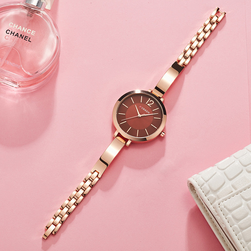 Curren 9012 Women's Quartz Watch with Waterproof Design