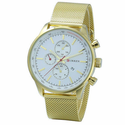 Quartz Calendar Watch for Men - Stylish Business Timepiece