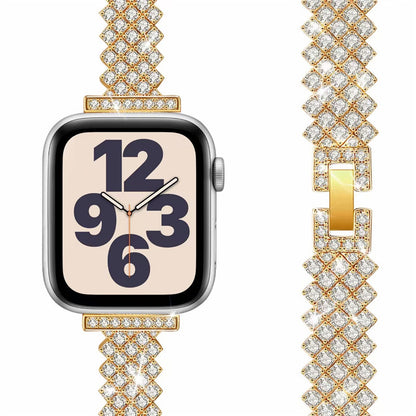 Metal Rhinestone Diamond Watch Strap