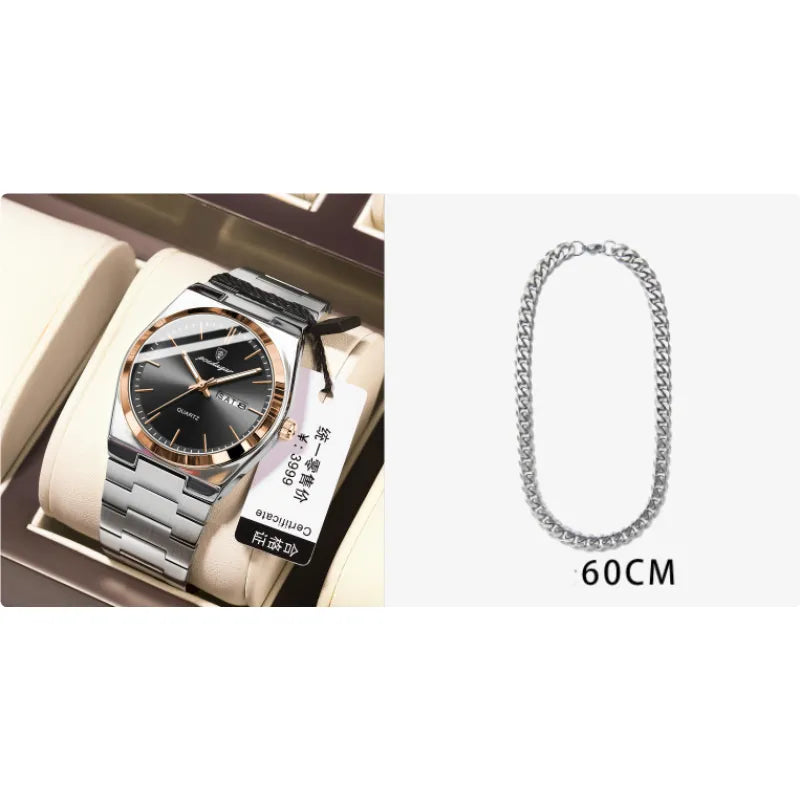 Ultra-thin Waterproof Men's Quartz Watch