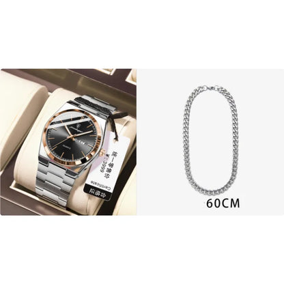 Ultra-thin Waterproof Men's Quartz Watch