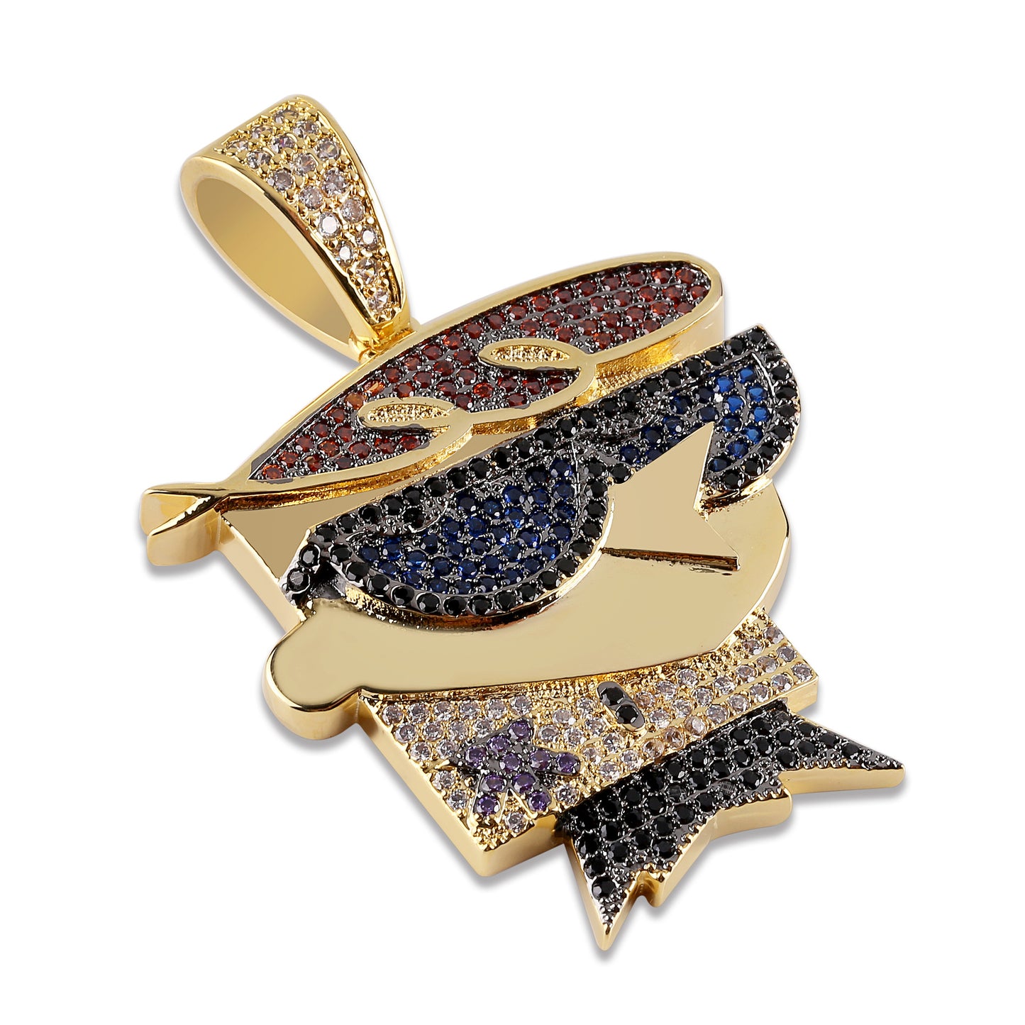 Cartoon Character Dexter Pendant Hip-Hop Men's Necklace