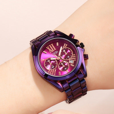 GEDI Steel Band Women's Waterproof Fashion Watch