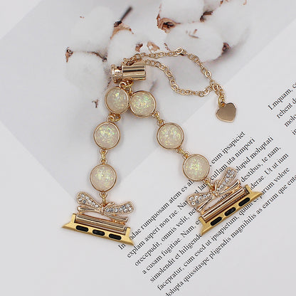 Original Design Alloy Watch with Stone Strap