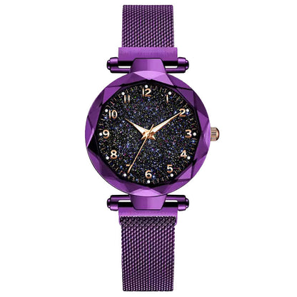 Wholesale Starry Sky Night Glow Quartz Watch for Women
