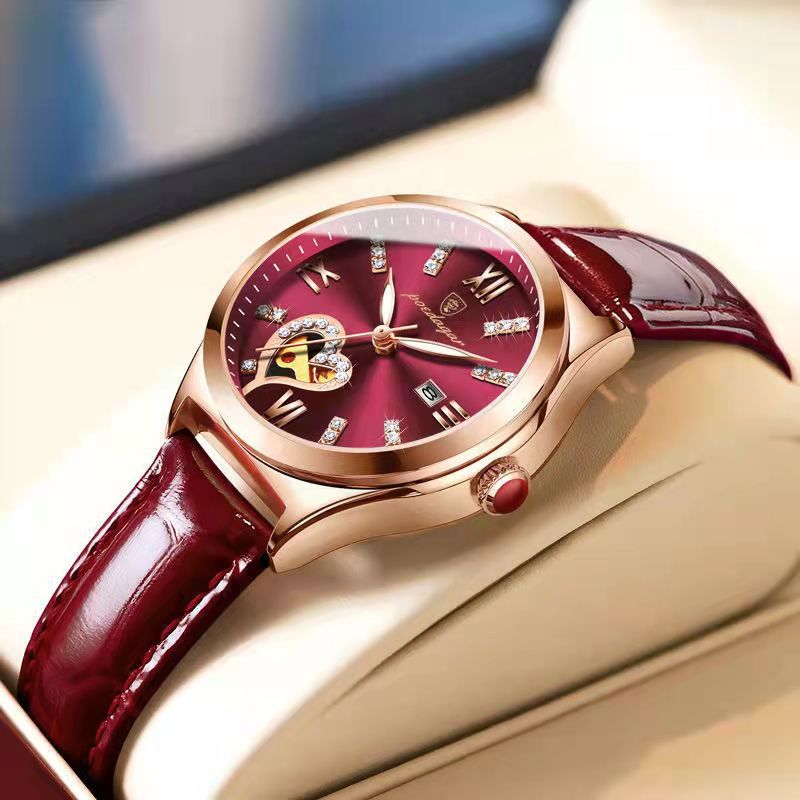 Swiss Certified Diamond Studded Waterproof Women's Watch