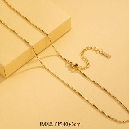 Hip Hop Letter Pendant Necklace with Zircon for Women