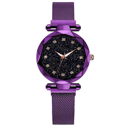 Wholesale Starry Sky Night Glow Quartz Watch for Women