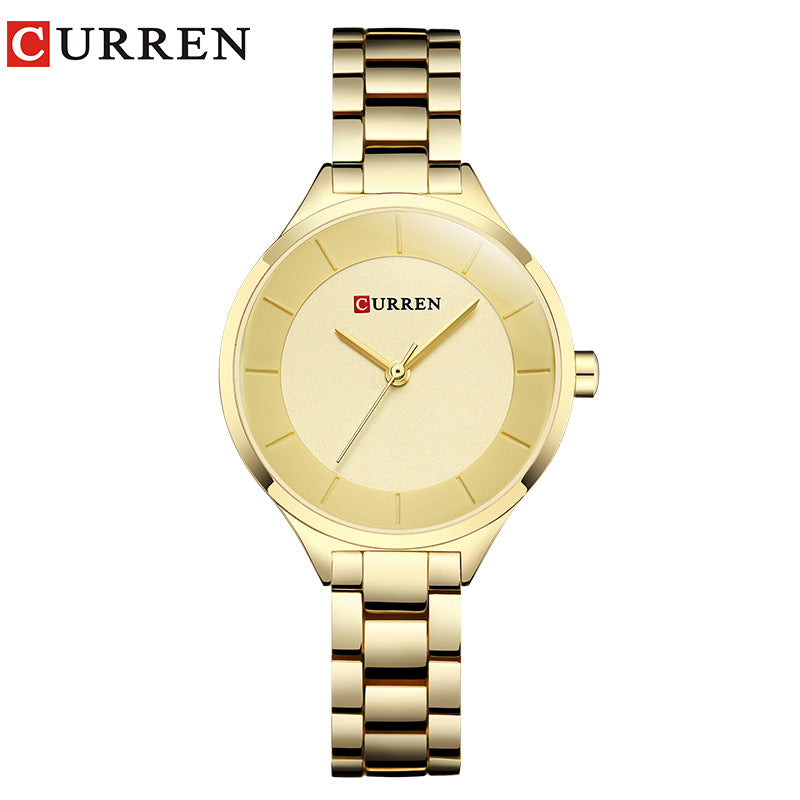 Curren 9015 Women's Waterproof Quartz Steel Watch