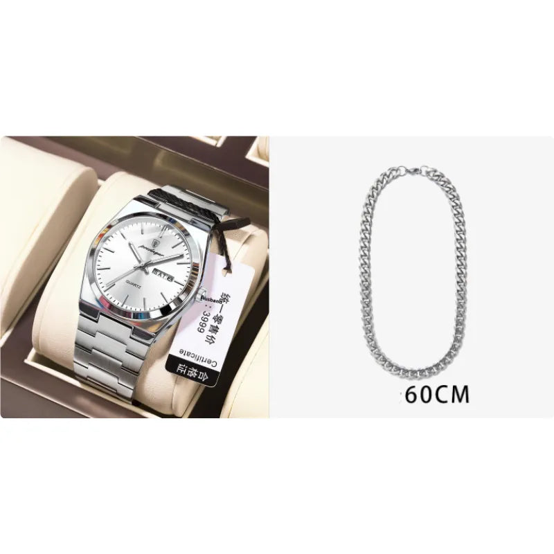 Ultra-thin Waterproof Men's Quartz Watch