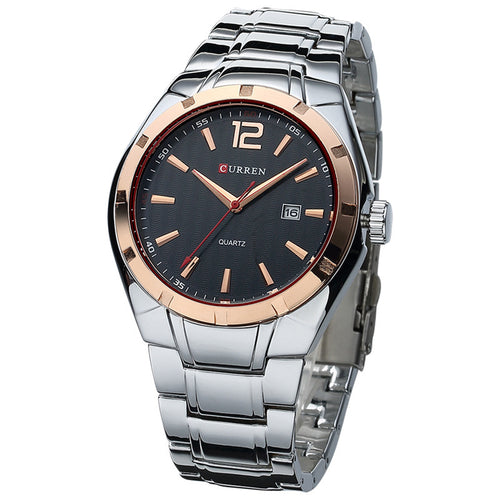 CURREN Waterproof Quartz Men's Watch with Calendar