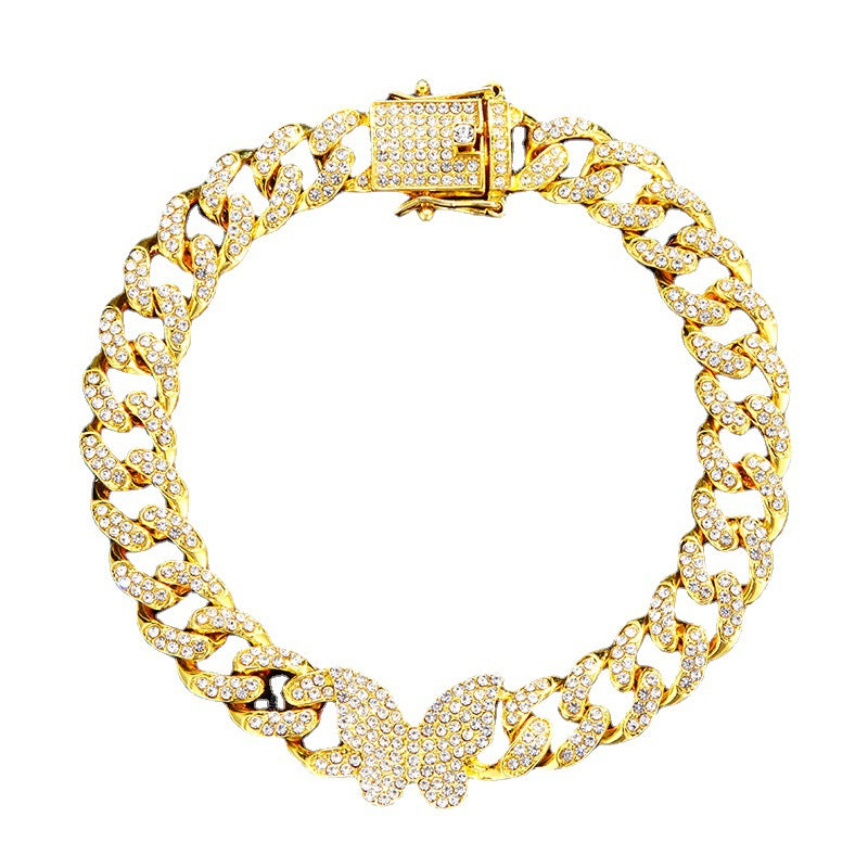 Hip-Hop Style Cuban Link Bracelet for Couples