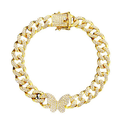 Hip-Hop Style Cuban Link Bracelet for Couples