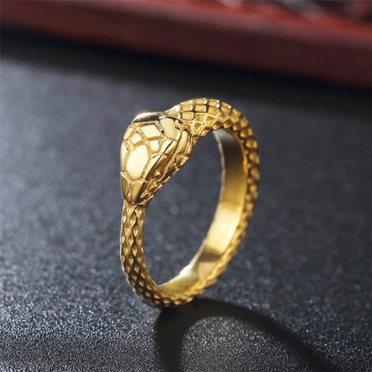 Personalized Retro Titanium Steel Ring