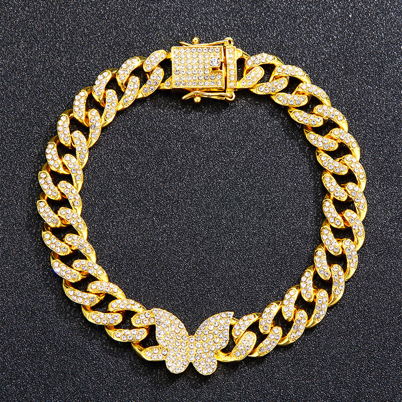 Hip-Hop Style Cuban Link Bracelet for Couples